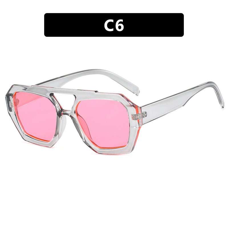 Ins Big Frame Leopard Sunglasses Summer Sunshade Beach Vacation Glasses - AMIR BAGS INDIA PRIVATE LIMITED