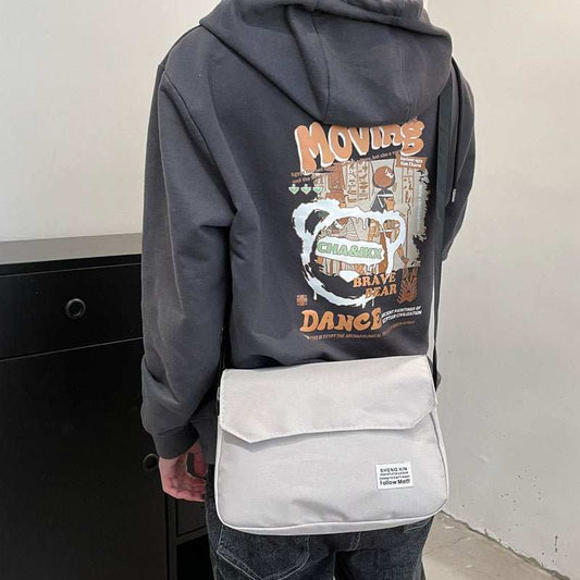 Ins Messenger Bags Women Men Crossbody Shoulder Bag Casual Couple Small Flap Bag - AMIR BAGS INDIA PRIVATE LIMITED