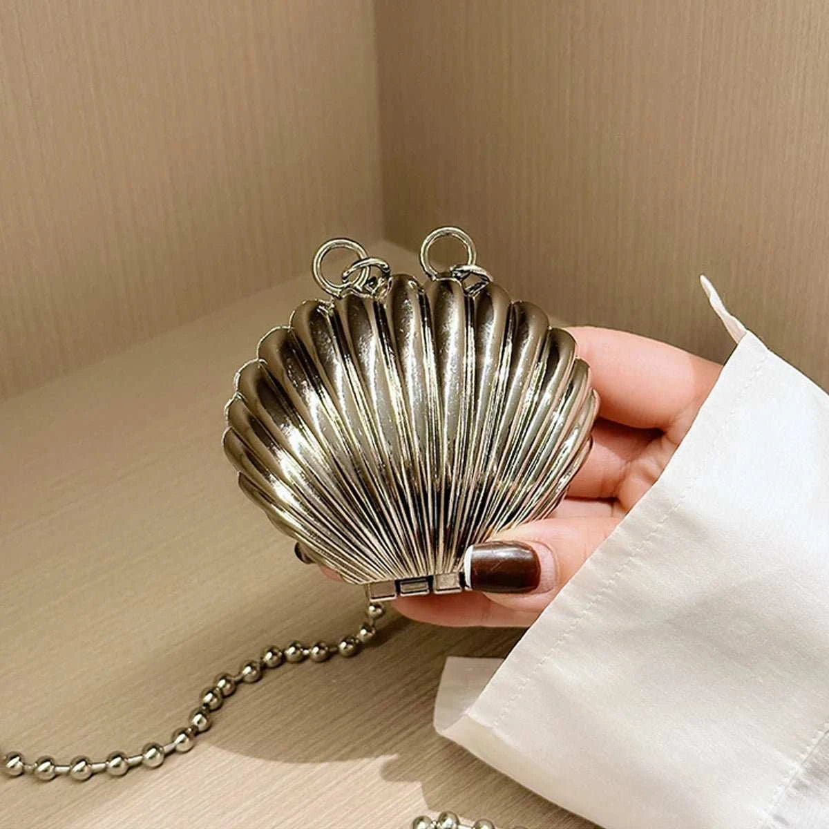 JIOMAY Lightweight Heart Purse Designer Luxury Bag Mini Crossbody Bag Exquisite Casual Party Evening Bag Gold Purse - AMIR BAGS INDIA PRIVATE LIMITED
