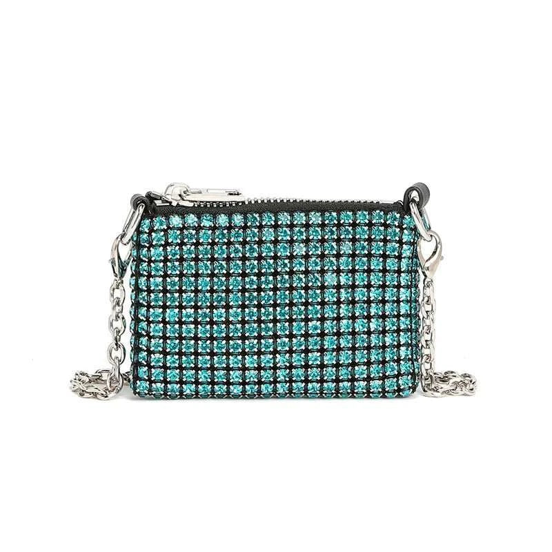 JIOMAY Small and Light Purses for Women Fashion Mini Crossbody Bag Rhinestone Casual Party Evening Bag Exquisite Mini Purse - AMIR BAGS INDIA PRIVATE LIMITED