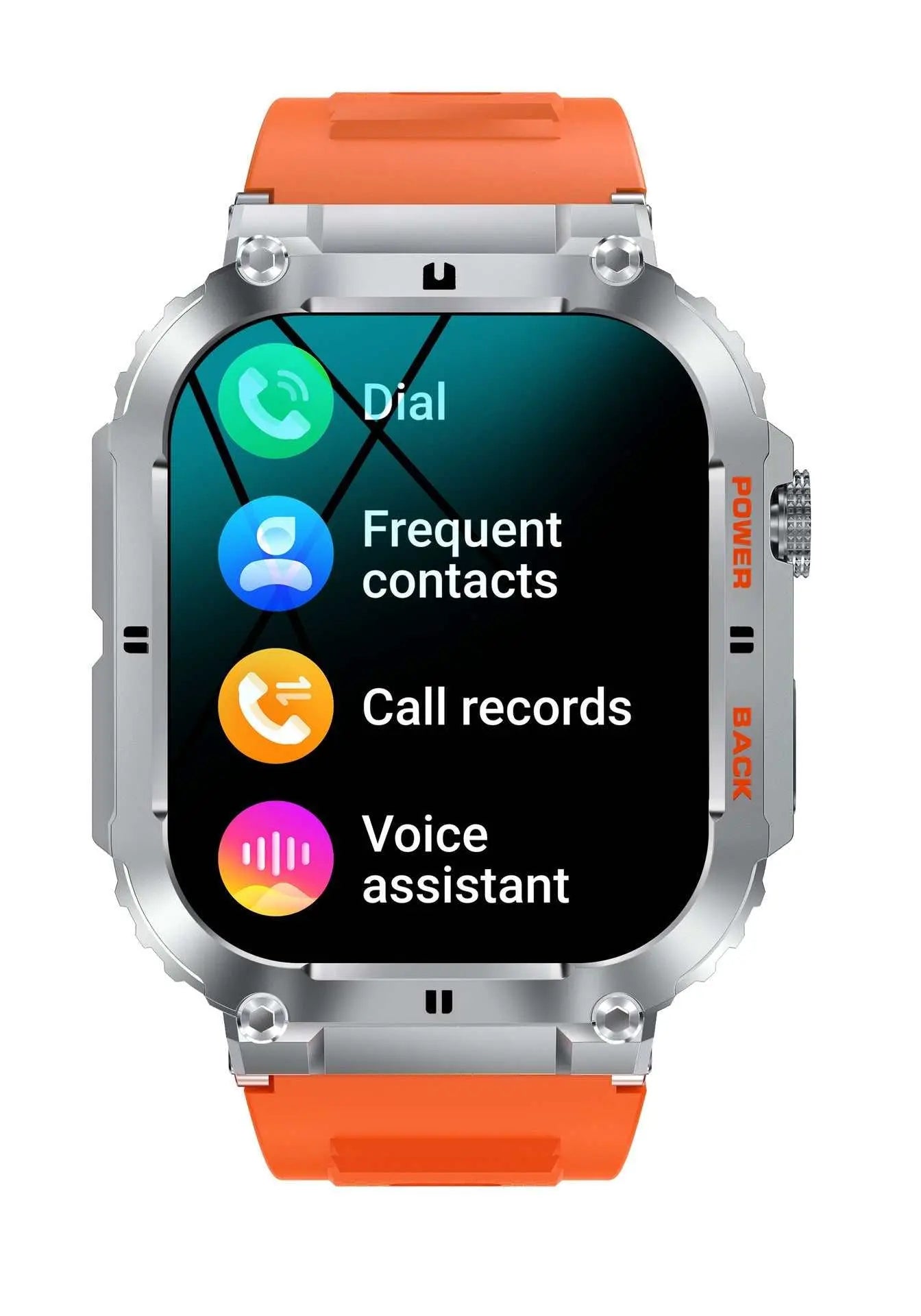 K57PRO Call Bluetooth SmartwatchProduct information:Color: Black, Orange Packing List: charging cable, manual, bracelet Applicable people: business Operation mode: touch button Screen Type: TFT scrDropshipmanAMIR BAGS INDIA PRIVATE LIMITEDnull