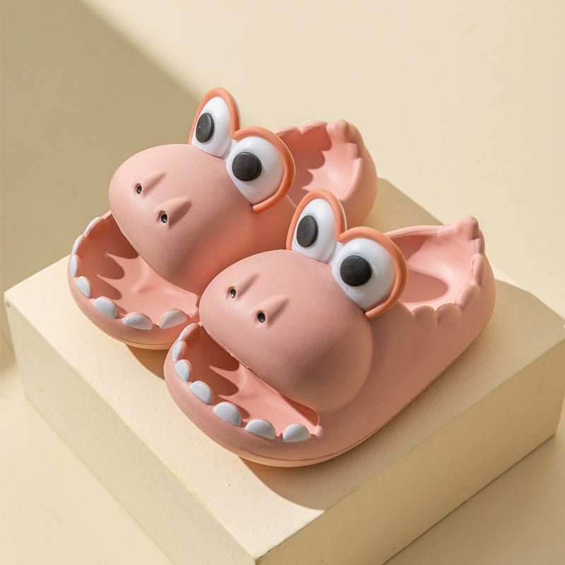 Kids Dinosaur Slippers Wholesale Summer Cartoon Parent Child Outdoor Home EVA Sandals Women Men Kids Cute Slippers Baby Shoes - AMIR BAGS INDIA PRIVATE LIMITED