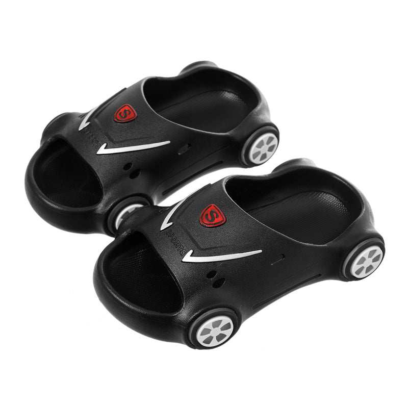 Kids Glowing Slippers Cartoon Car Sandals Children Sandals Anti Slip Boys Girls Luminous Slippers Summer Beach Shoes - AMIR BAGS INDIA PRIVATE LIMITED