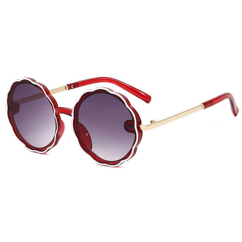 Kids Wave Frame Vintage Round Frame Sunglasses - AMIR BAGS INDIA PRIVATE LIMITED