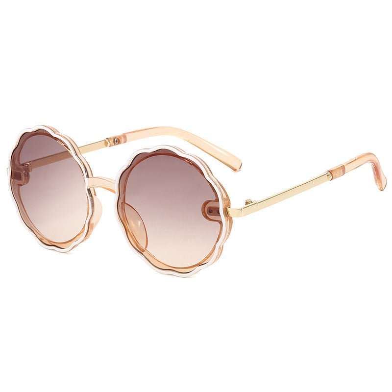 Kids Wave Frame Vintage Round Frame Sunglasses - AMIR BAGS INDIA PRIVATE LIMITED