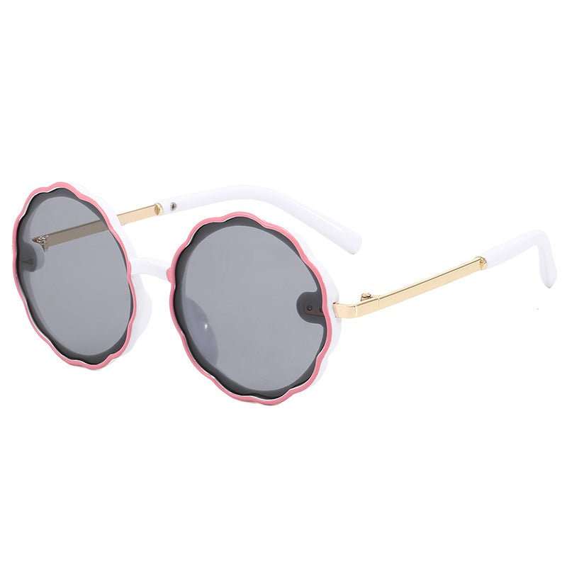 Kids Wave Frame Vintage Round Frame Sunglasses - AMIR BAGS INDIA PRIVATE LIMITED