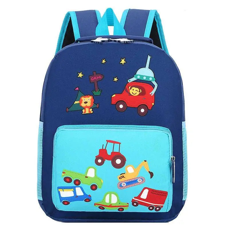 Kindergarten Backpack Cartoon Cute Children Go Out To Reduce The Burden Of Backpack Nylon Cloth Hit Color Small Animal School Bag - AMIR BAGS INDIA PRIVATE LIMITED
