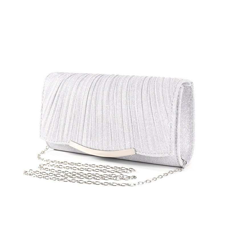 Ladies Dinner Bag Solid Color Flap Chain Crossbody Bag - AMIR BAGS INDIA PRIVATE LIMITED