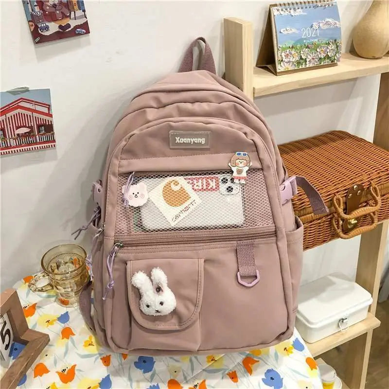 Large Capacity Female Tide Simple Backpack - AMIR BAGS INDIA PRIVATE LIMITED