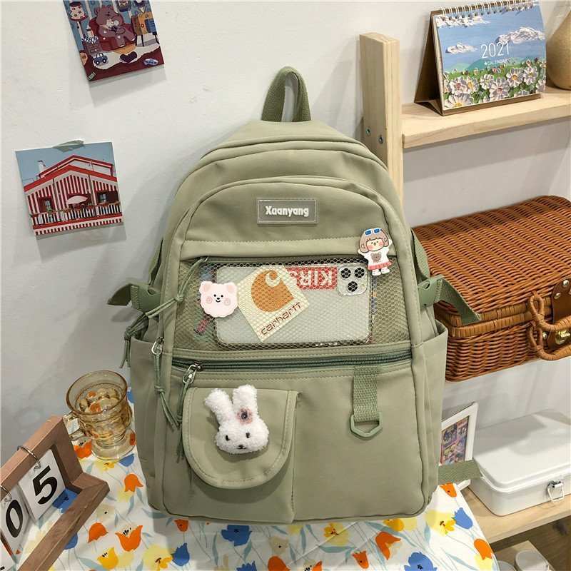 Large Capacity Female Tide Simple Backpack - AMIR BAGS INDIA PRIVATE LIMITED