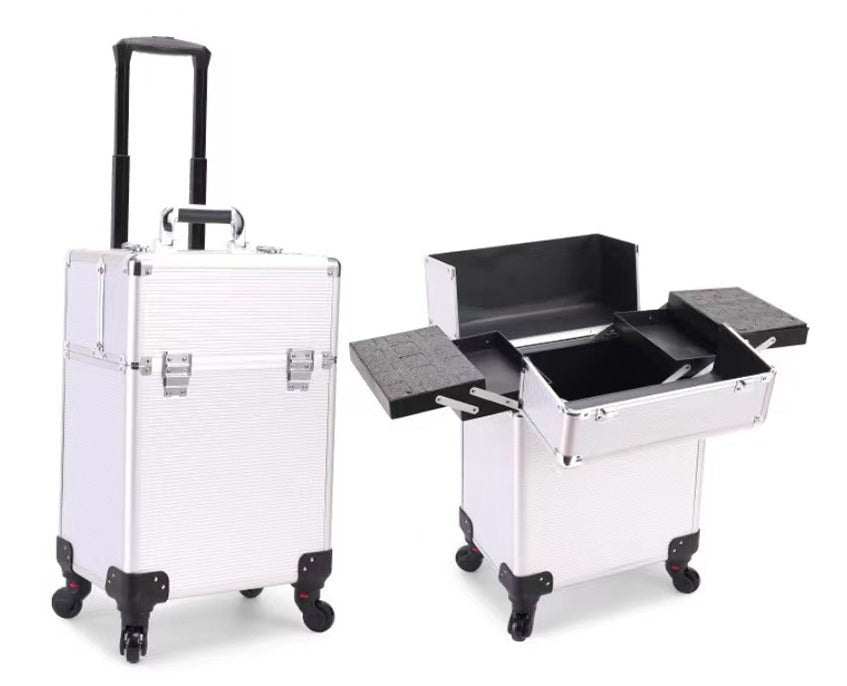 Large - capacity Make - up And Make - up Artist Trolley Storage Toolbox - AMIR BAGS INDIA PRIVATE LIMITED