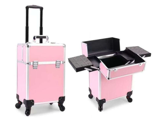 Large - capacity Make - up And Make - up Artist Trolley Storage Toolbox - AMIR BAGS INDIA PRIVATE LIMITED