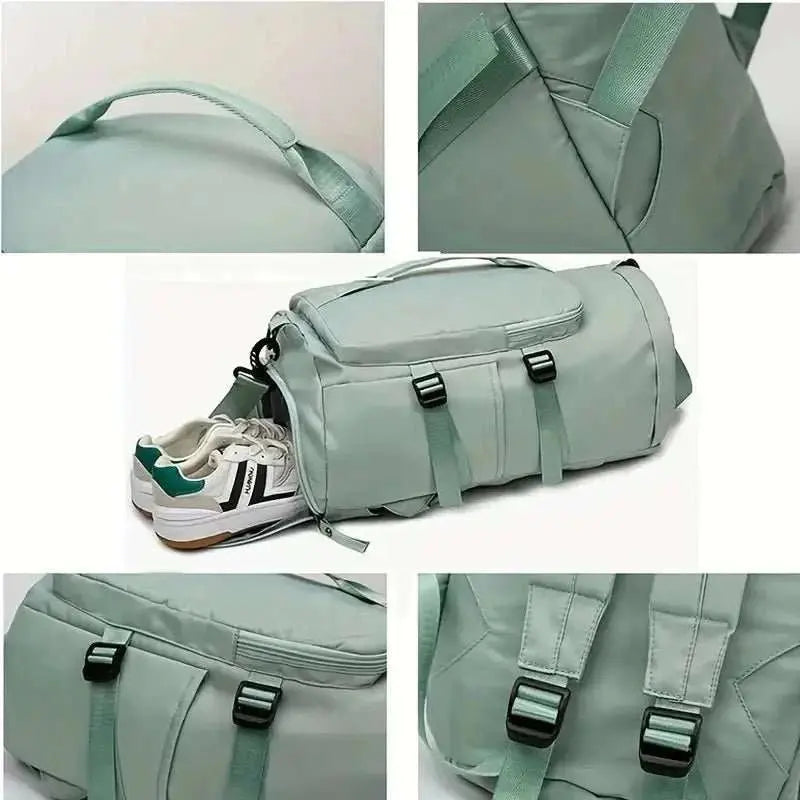 Large Capacity Storage Bag Travel Bag Tote Carry On Duffel Luggage Waterproof Backpack Handbag Oxford Shoulder Women - AMIR BAGS INDIA PRIVATE LIMITED