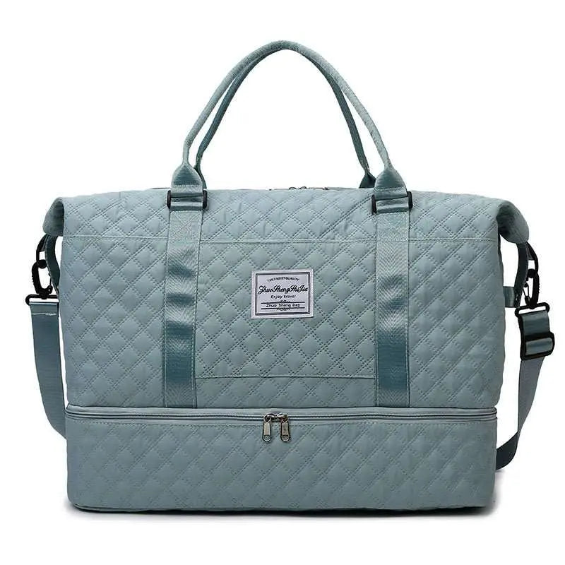 Large Capacity Totes Travel Duffle Bags Dry And Wet Separation Fitness Gym Shoulder Bag For Weekender Overnight Essentials Mommy Handbag - AMIR BAGS INDIA PRIVATE LIMITED