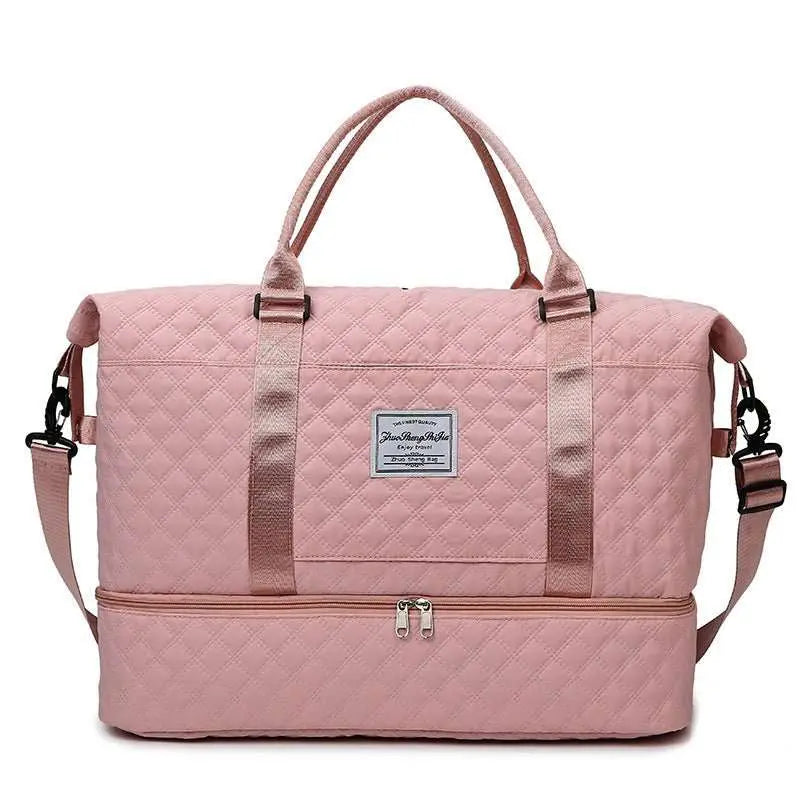 Large Capacity Totes Travel Duffle Bags Dry And Wet Separation Fitness Gym Shoulder Bag For Weekender Overnight Essentials Mommy Handbag - AMIR BAGS INDIA PRIVATE LIMITED