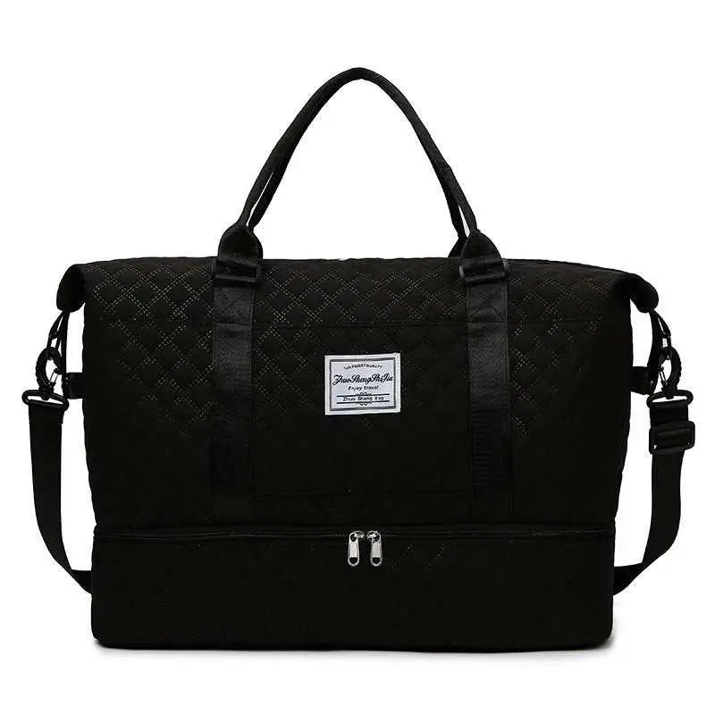 Large Capacity Totes Travel Duffle Bags Dry And Wet Separation Fitness Gym Shoulder Bag For Weekender Overnight Essentials Mommy Handbag - AMIR BAGS INDIA PRIVATE LIMITED
