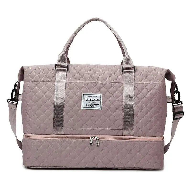 Large Capacity Totes Travel Duffle Bags Dry And Wet Separation Fitness Gym Shoulder Bag For Weekender Overnight Essentials Mommy Handbag - AMIR BAGS INDIA PRIVATE LIMITED