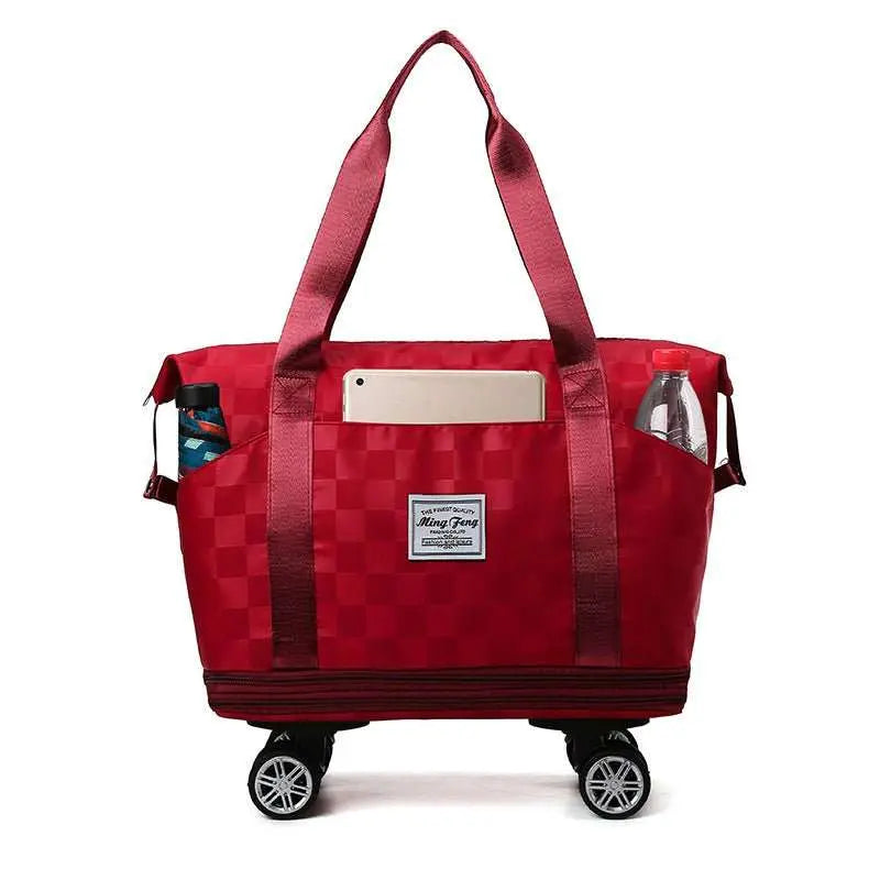 Large Capacity Travel Bags Dry Wet Separation Expansion Double Layer Luggage Totes Women - AMIR BAGS INDIA PRIVATE LIMITED