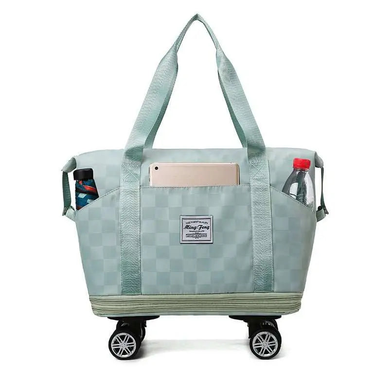 Large Capacity Travel Bags Dry Wet Separation Expansion Double Layer Luggage Totes Women - AMIR BAGS INDIA PRIVATE LIMITED