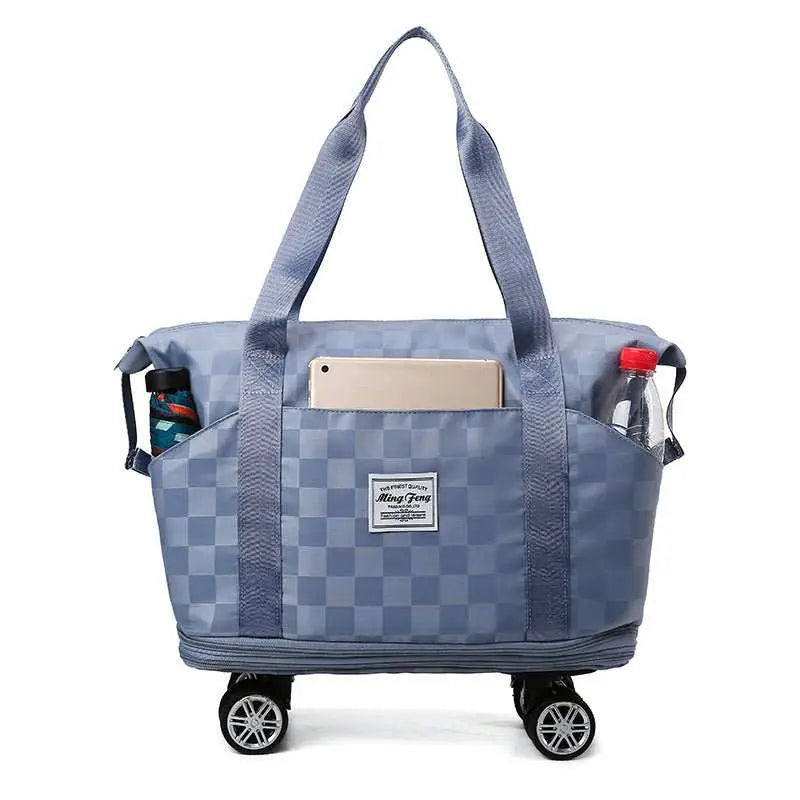 Large Capacity Travel Bags Dry Wet Separation Expansion Double Layer Luggage Totes Women - AMIR BAGS INDIA PRIVATE LIMITED