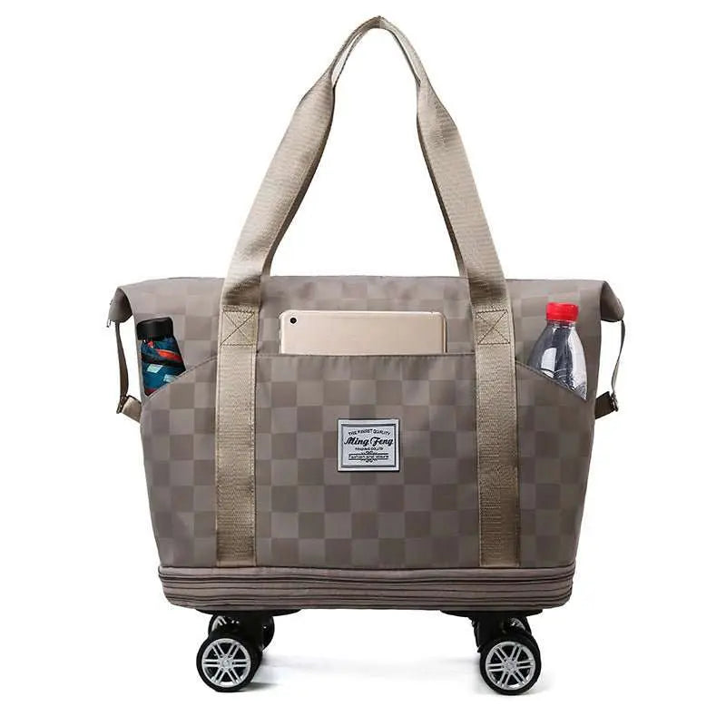 Large Capacity Travel Bags Dry Wet Separation Expansion Double Layer Luggage Totes Women - AMIR BAGS INDIA PRIVATE LIMITED