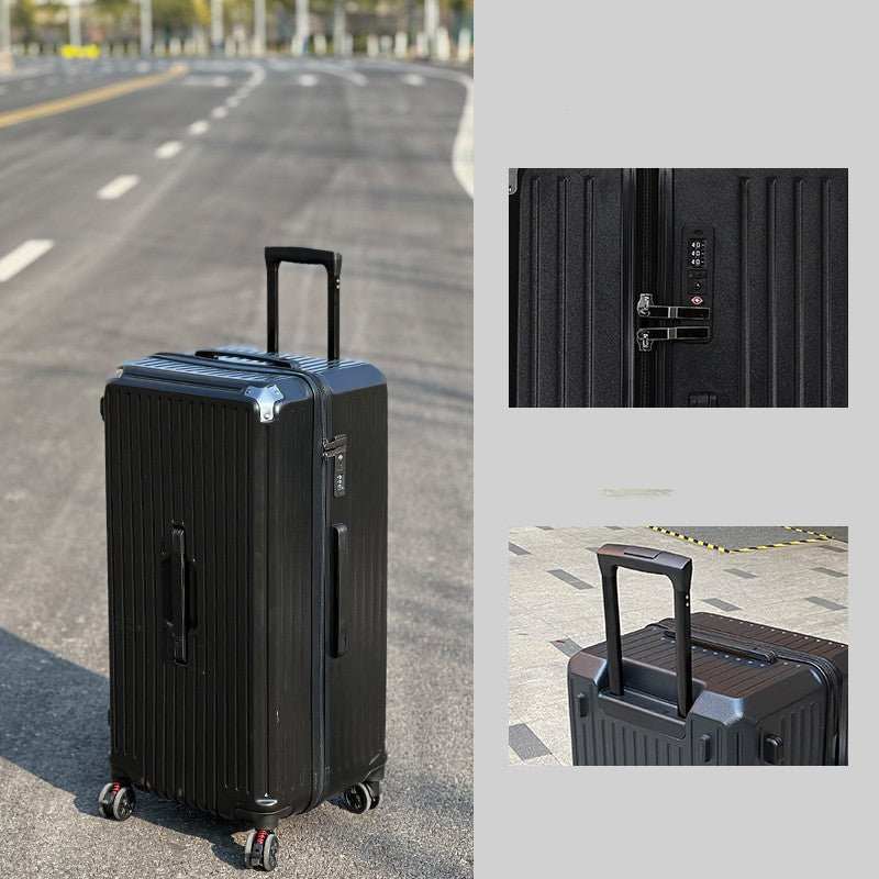 Large - capacity Trolley Case Shock - absorbing Brake Universal Wheel Password Suitcase - AMIR BAGS INDIA PRIVATE LIMITED