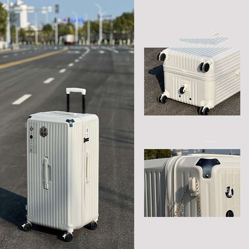 Large - capacity Trolley Case Shock - absorbing Brake Universal Wheel Password Suitcase - AMIR BAGS INDIA PRIVATE LIMITED