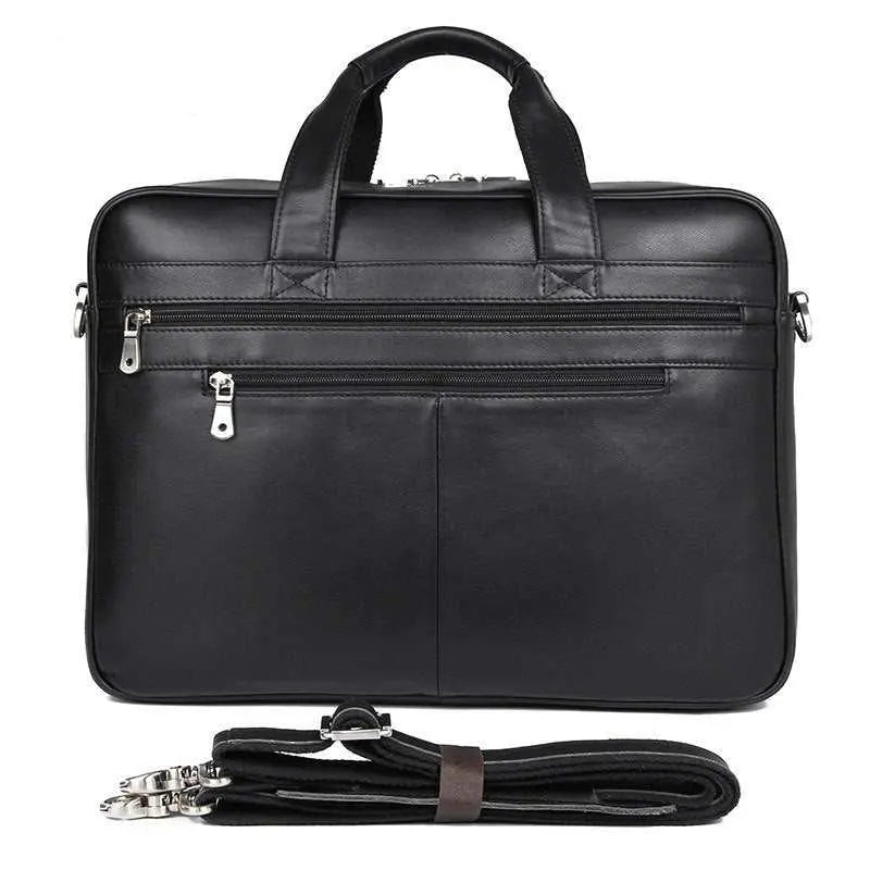 Leather Handbag Briefcase Napa Leather Comfortable Texture Men's Real - leather Bag - AMIR BAGS INDIA PRIVATE LIMITED
