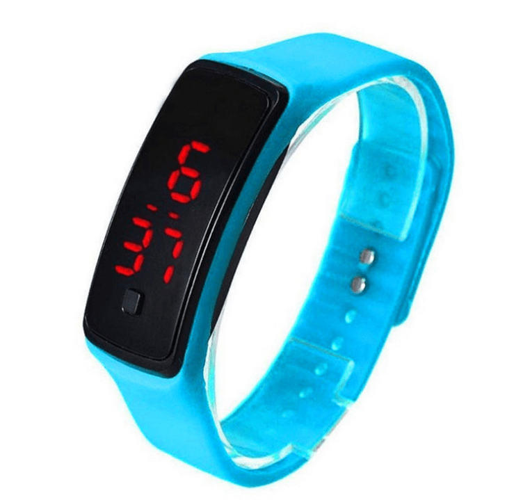 LED Bracelet Watch Thin Girl Men Sports Silicone Digital LED Wristwatches Women Watch Female Clock - AMIR BAGS INDIA PRIVATE LIMITED