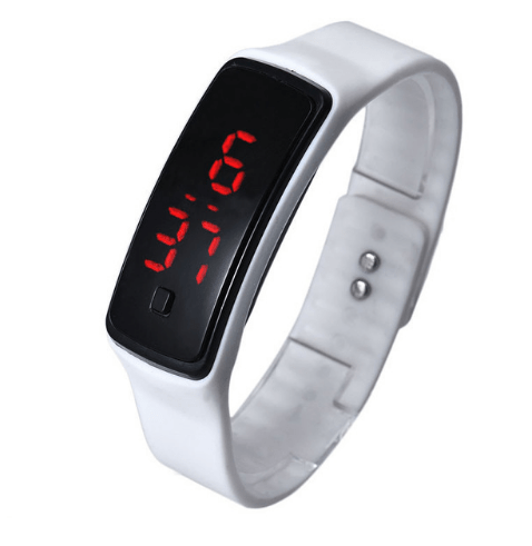 LED Bracelet Watch Thin Girl Men Sports Silicone Digital LED Wristwatches Women Watch Female Clock - AMIR BAGS INDIA PRIVATE LIMITED