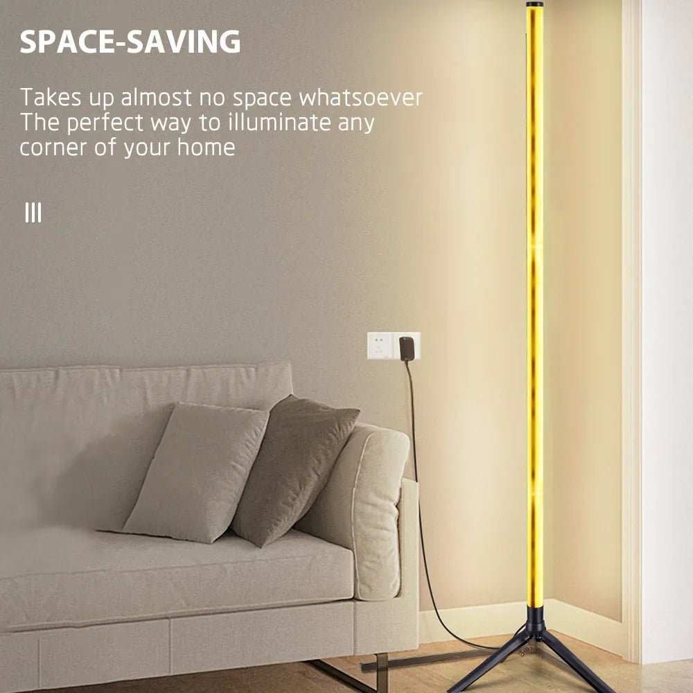 LED Floor Lamp Living Room RGB+WW+CW for Room Decoration USB Power Supply Nordic Houses Decoration RGB Atmosphere Floor Lights - AMIR BAGS INDIA PRIVATE LIMITED