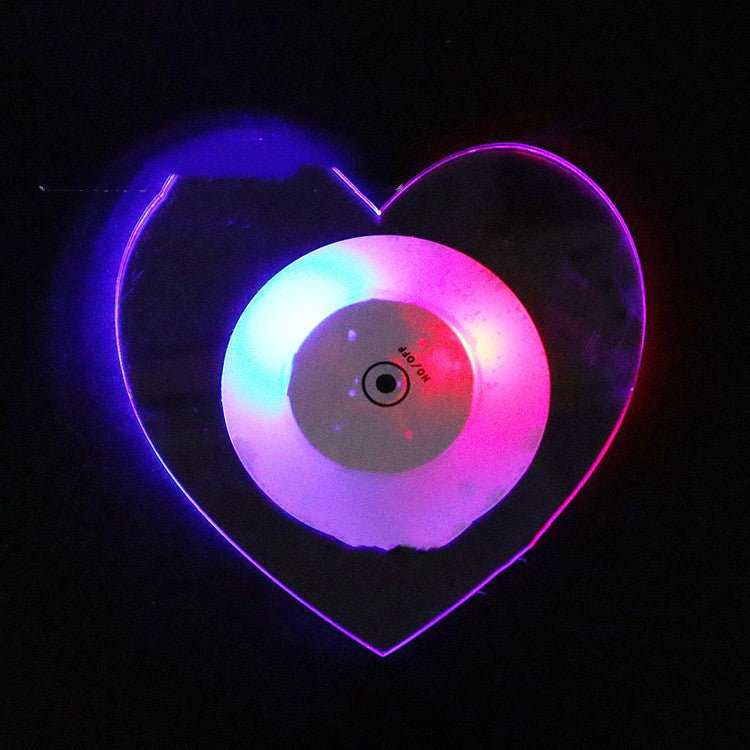 LED Glow Coaster Acrylic Crystal Emitting Luminous Bar Cocktail Mug Stand Light Coasters Flashing Base Tableware Decoration Pads - AMIR BAGS INDIA PRIVATE LIMITED