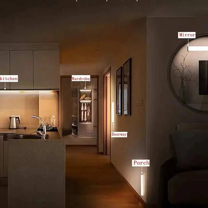 LED Motion Sensor Light Wireless LED Night Light Type C Rechargeable LPlease note: Do not use high wattage mobile phone fast charging heads. This product is limited to input voltage: 5V, input current: 1-2A,Please strictly follow the sAMIR BAGS INDIA PRIVATE LIMITEDAMIR BAGS INDIA PRIVATE LIMITEDnull