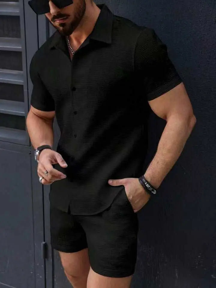 Leisure Breathable Beach Two Piece Suits Mens Summer Casual Short SleeOverview:Unique design, stylish and beautiful.Good material, High quality.100% Brand New.Comfortable to wear.Product Information:Color: sky blue, black, pink, apricoDropshipmanAMIR BAGS INDIA PRIVATE LIMITEDnull