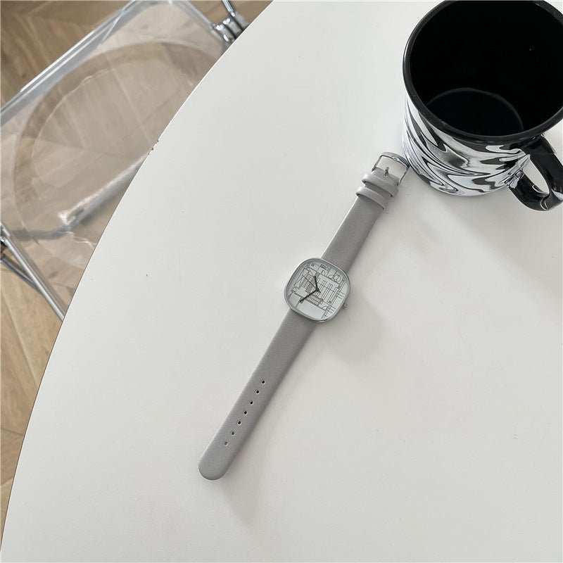 Leisure Milk Sugar Square Women's Watch - AMIR BAGS INDIA PRIVATE LIMITED