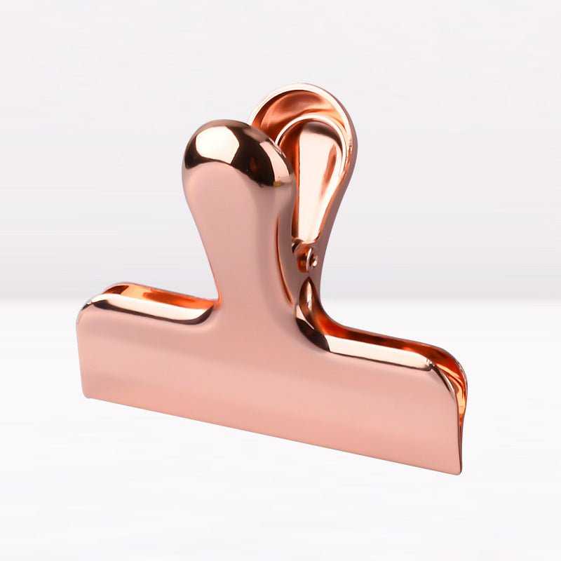 Light Luxury Stainless Steel Bill Office File Dovetail Clip - AMIR BAGS INDIA PRIVATE LIMITED