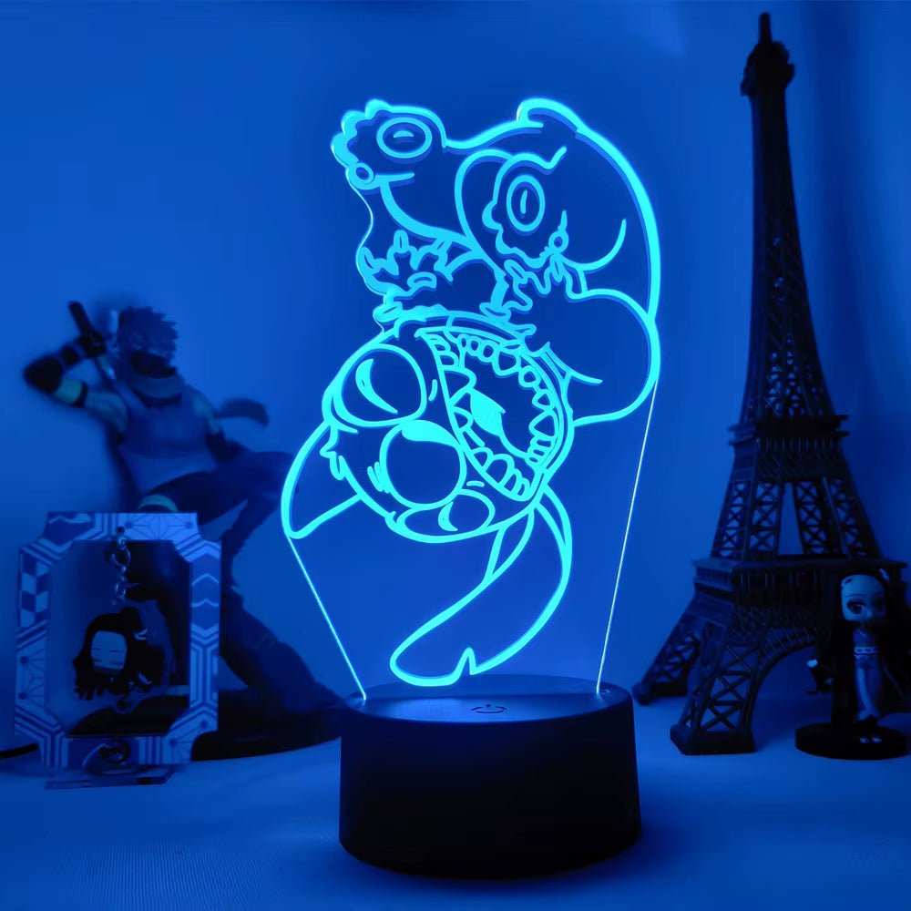 Lilo & Stitch Cartoon 7/16 Colors Creative 3D Lamp Anime Figure LED Night Lamp Touch Table Lamp Ornaments Kids Toys Gifts - AMIR BAGS INDIA PRIVATE LIMITED