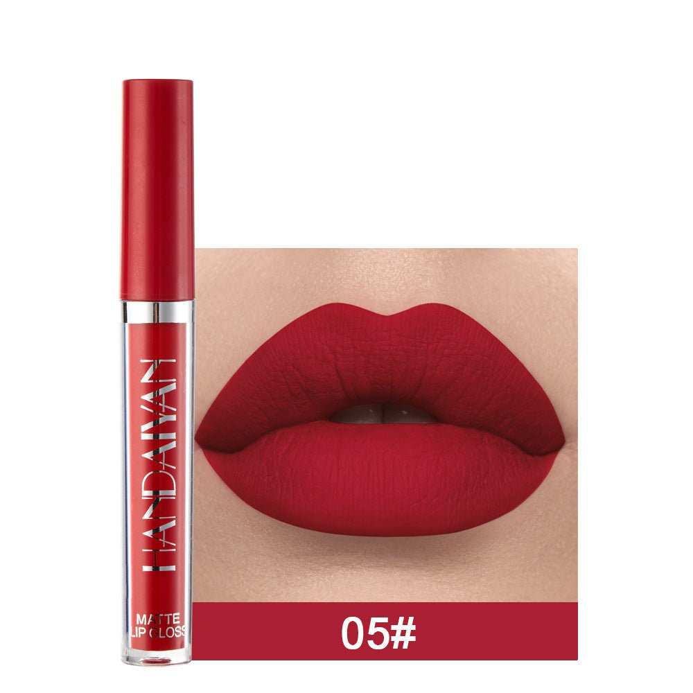 Lip Mud Lazy Lipstick Lip Glaze Authentic Matte Lip Gloss Not Easy To Dip Cup - AMIR BAGS INDIA PRIVATE LIMITED