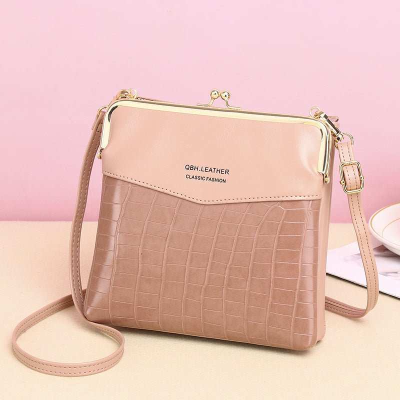 Lock Shoulder Bags Women Alligator Pattern Crossbody Phone Bag - AMIR BAGS INDIA PRIVATE LIMITED