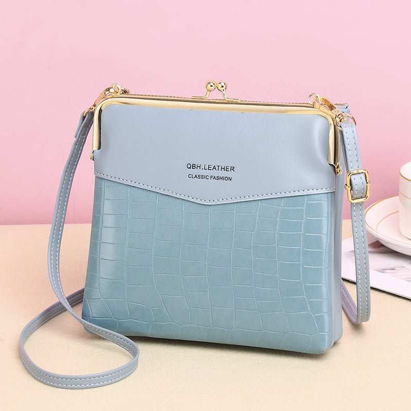Lock Shoulder Bags Women Alligator Pattern Crossbody Phone Bag - AMIR BAGS INDIA PRIVATE LIMITED