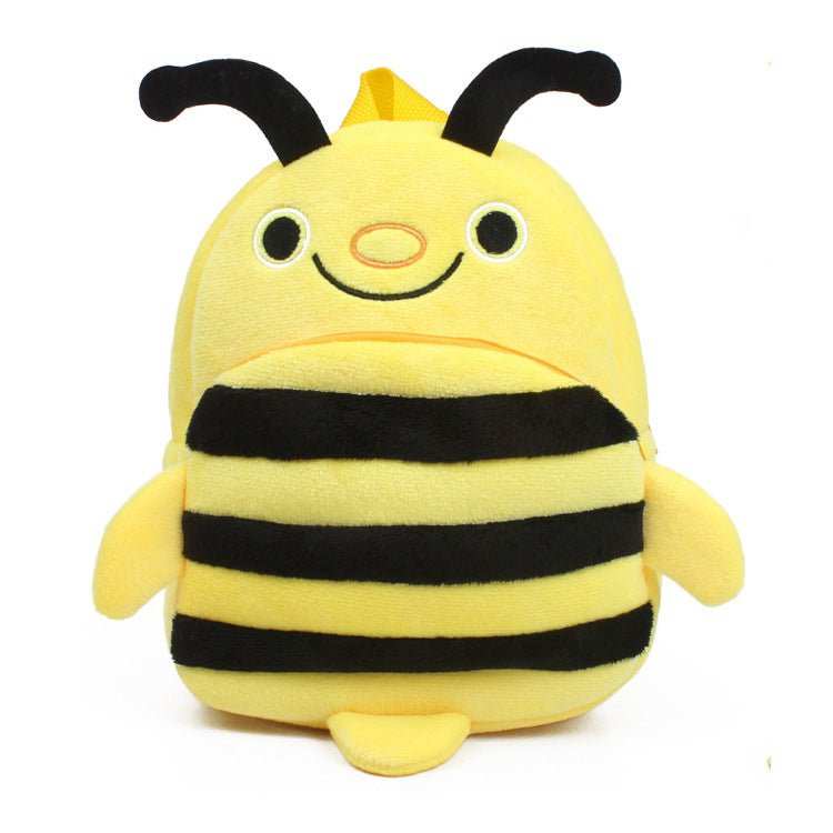 Lovable 1 - 2 year old boys and girls small books to prevent loss of cartoon Plush bag baby traction rope one piece - AMIR BAGS INDIA PRIVATE LIMITED