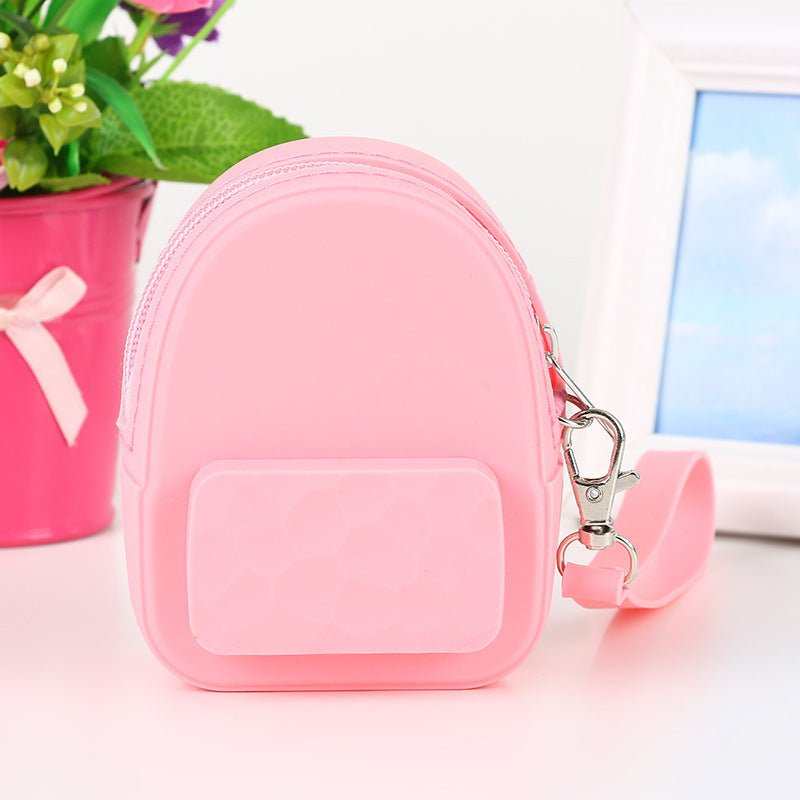 Lovely silicone earphone backpack portable handbag, handbag, handbag, purse, zero purse, children's candy color key bag manufacturer - AMIR BAGS INDIA PRIVATE LIMITED