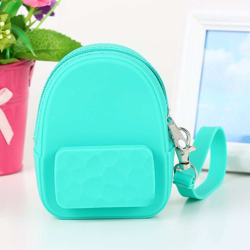 Lovely silicone earphone backpack portable handbag, handbag, handbag, purse, zero purse, children's candy color key bag manufacturer - AMIR BAGS INDIA PRIVATE LIMITED
