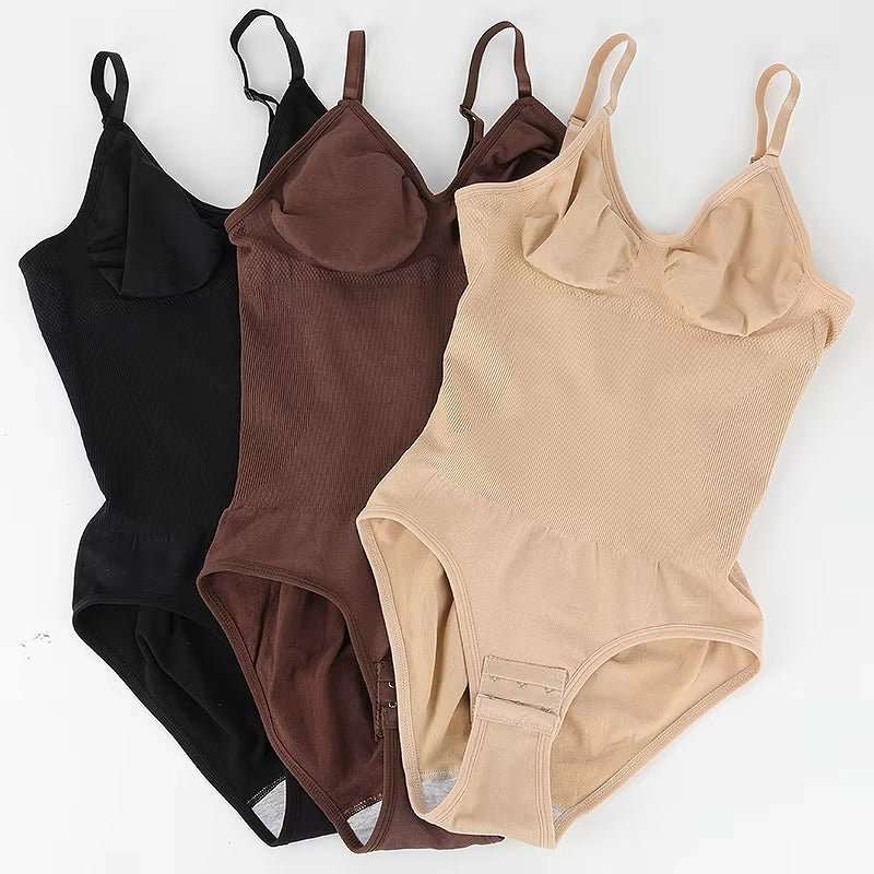 Low Back Bodysuits Shapewear for Women Open Crotch Body Shaper Seamless Tummy Control Push up Corset Tank Top Backless Underwear - AMIR BAGS INDIA PRIVATE LIMITED