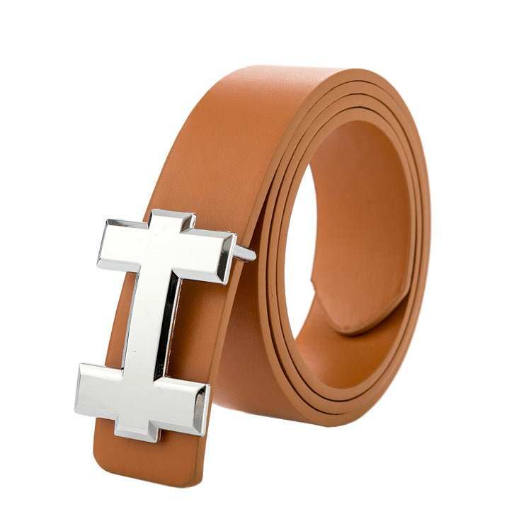 Luxury Designer H Brand Designer Belts Men High Quality Male PU Leather Women Belt Buckle Strap for Jeans Black size 110cm - AMIR BAGS INDIA PRIVATE LIMITED