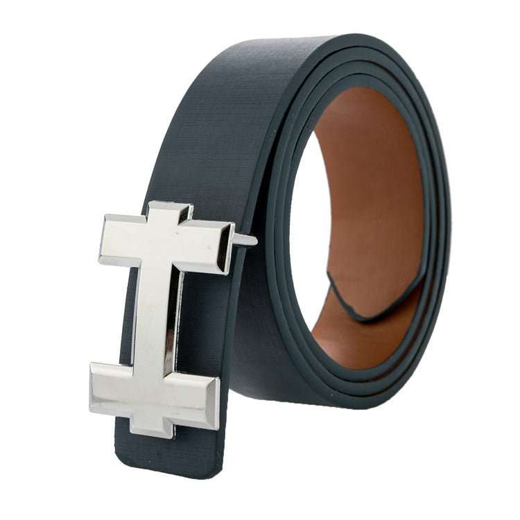 Luxury Designer H Brand Designer Belts Men High Quality Male PU Leather Women Belt Buckle Strap for Jeans Black size 110cm - AMIR BAGS INDIA PRIVATE LIMITED