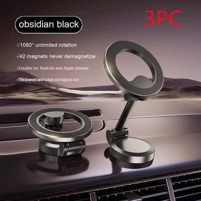 Magnetic Car Phone Mount All - Metal Foldable Phone Holder For Car Strongest Magnet Dashboard Phone Mount For Phone - AMIR BAGS INDIA PRIVATE LIMITED