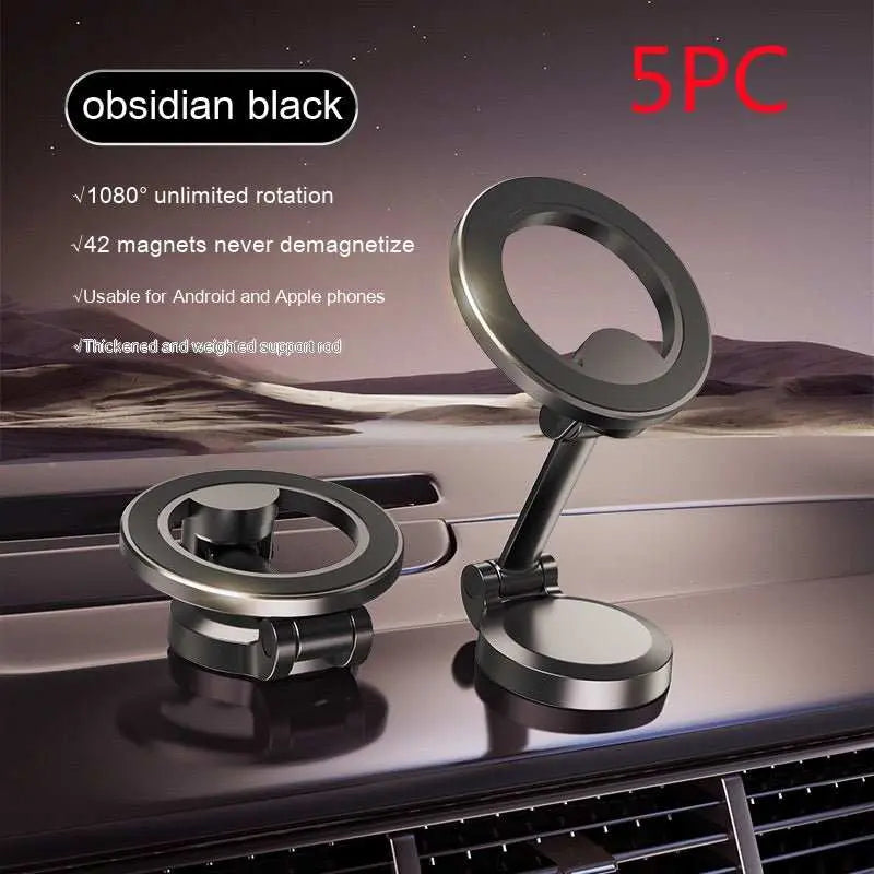 Magnetic Car Phone Mount All - Metal Foldable Phone Holder For Car Strongest Magnet Dashboard Phone Mount For Phone - AMIR BAGS INDIA PRIVATE LIMITED