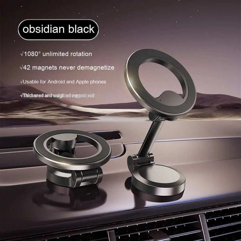 Magnetic Car Phone Mount All - Metal Foldable Phone Holder For Car Strongest Magnet Dashboard Phone Mount For Phone - AMIR BAGS INDIA PRIVATE LIMITED