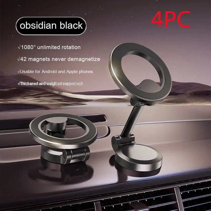 Magnetic Car Phone Mount All - Metal Foldable Phone Holder For Car Strongest Magnet Dashboard Phone Mount For Phone - AMIR BAGS INDIA PRIVATE LIMITED